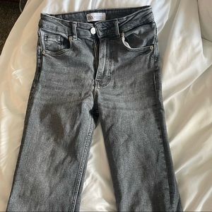 ZARA SPLIT CUT FULL LENGTH JEANS